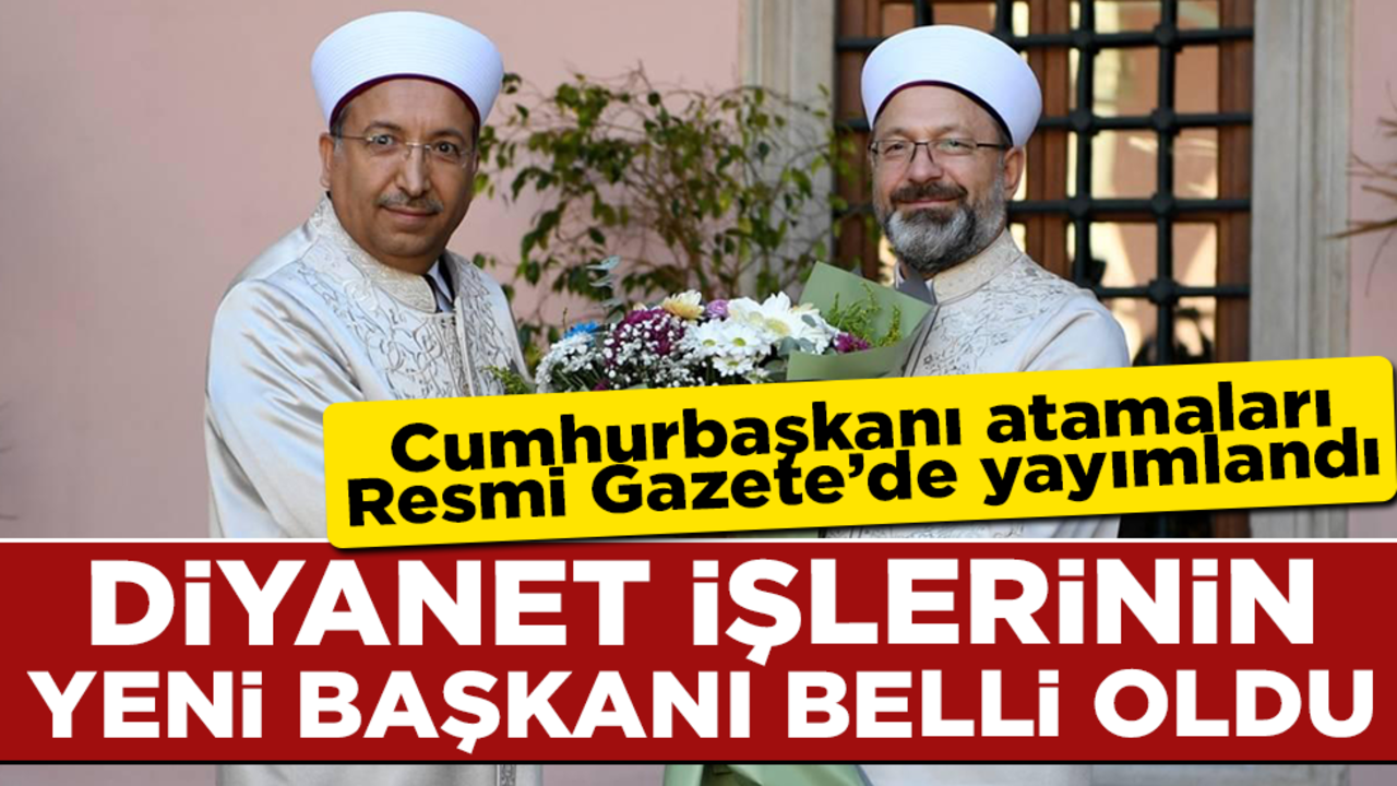 Diyanet İşlerinin yeni başkanı Safi Arpaguş oldu! Safi Arpaguş kimdir?