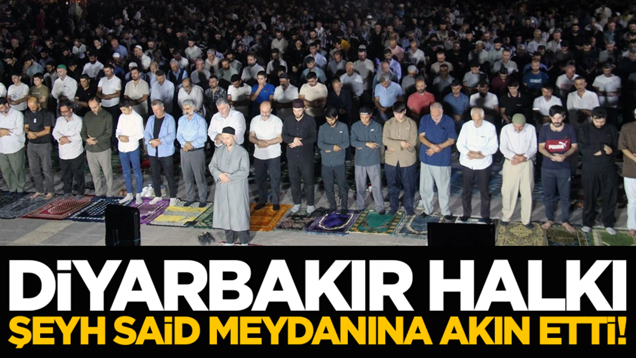 Diyarbakır halkı, Şeyh Said Meydanına akın etti!
