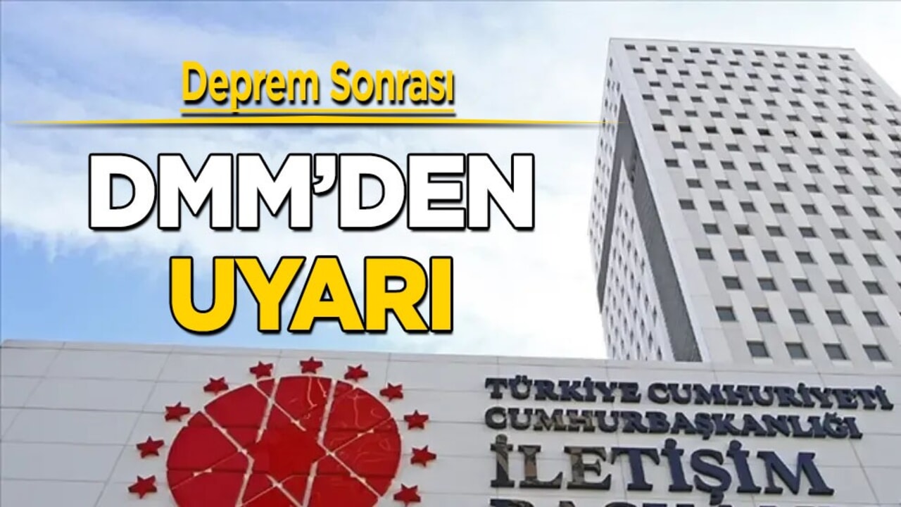 DMM'den Balıkesir depremi sonrası dezenformasyona karşı uyardı: DMM’den 7 başlıkta kritik bilgilendirme