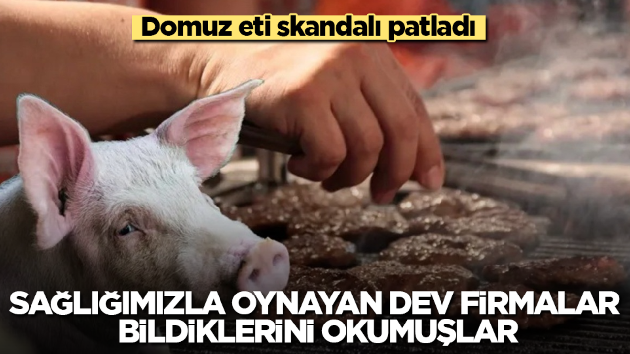 Domuz eti skandalı patladı! Sağlığımızla oynayan dev firmalar bildiklerini okumuşlar
