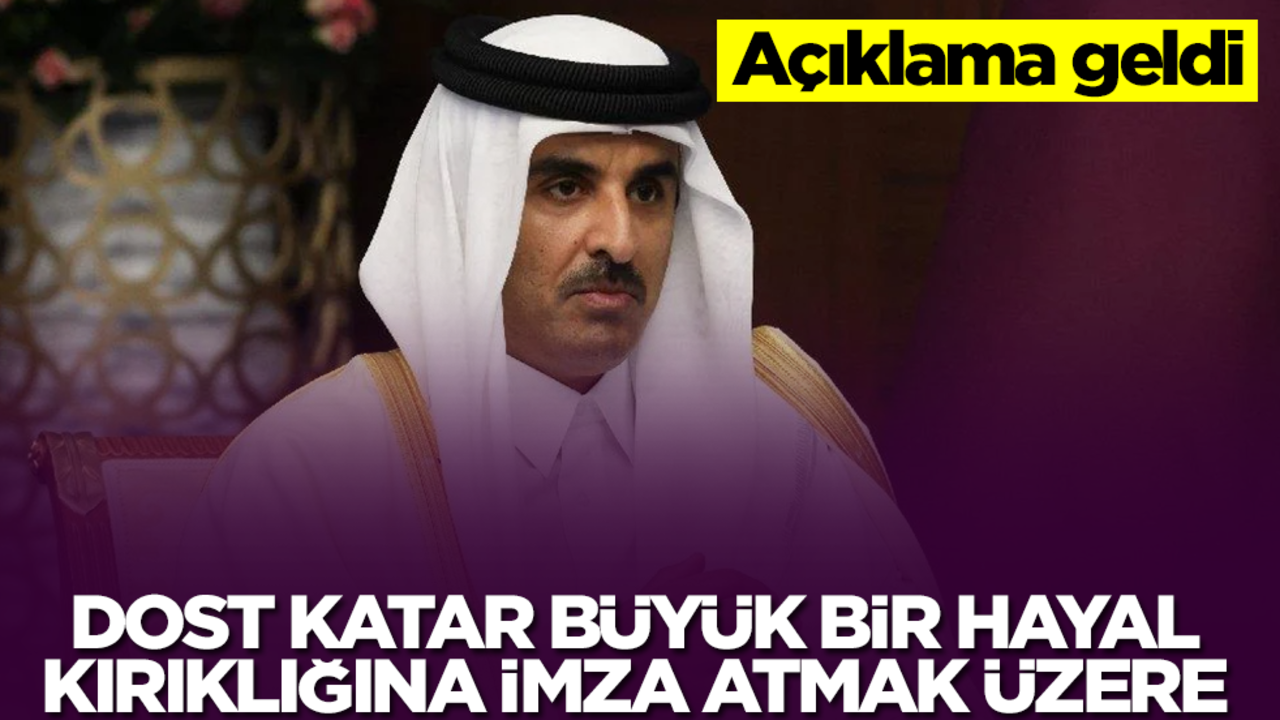 Dost Katar büyük bir hayal kırıklığına imza atmak üzere
