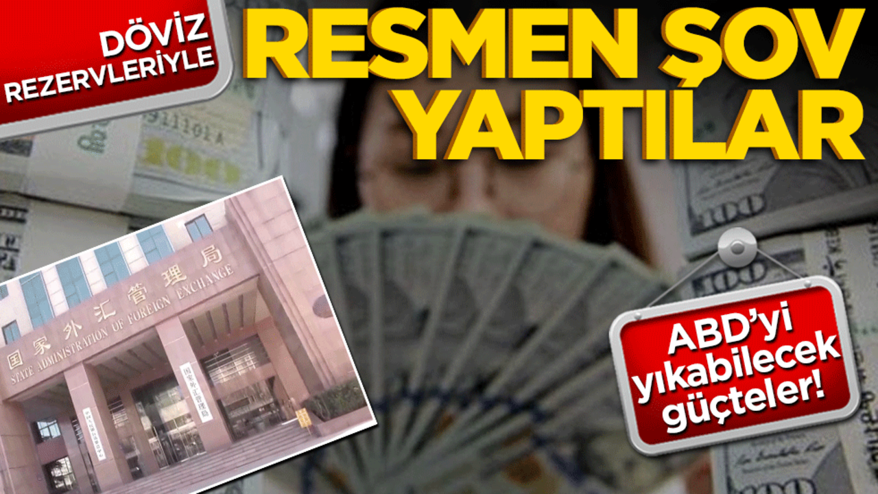 Döviz rezervleri ile resmen şov yaptılar! 3 trilyon 209 milyar dolar