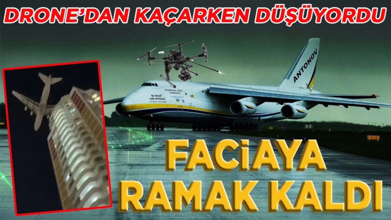 Droneden kaçarken düşüyordu Faciaya ramak kaldı