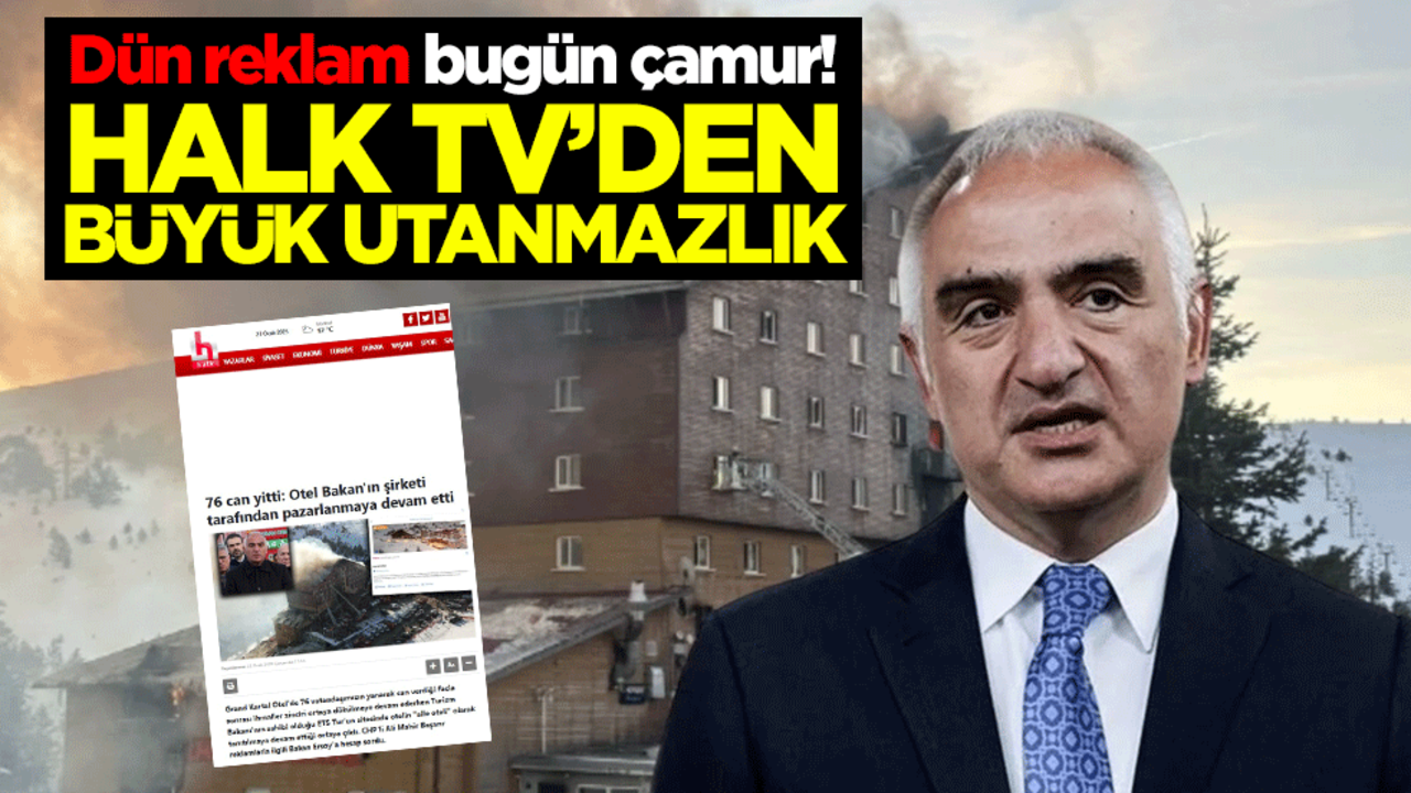 Dün reklam bugün çamur! Halk TV’den büyük utanmazlık
