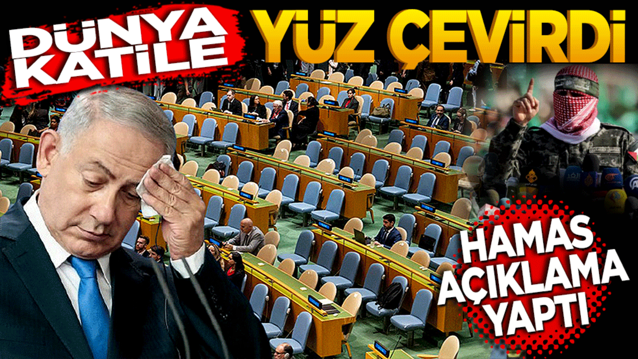 Dünya katile yüz çevirdi! Hamas açıklama yaptı