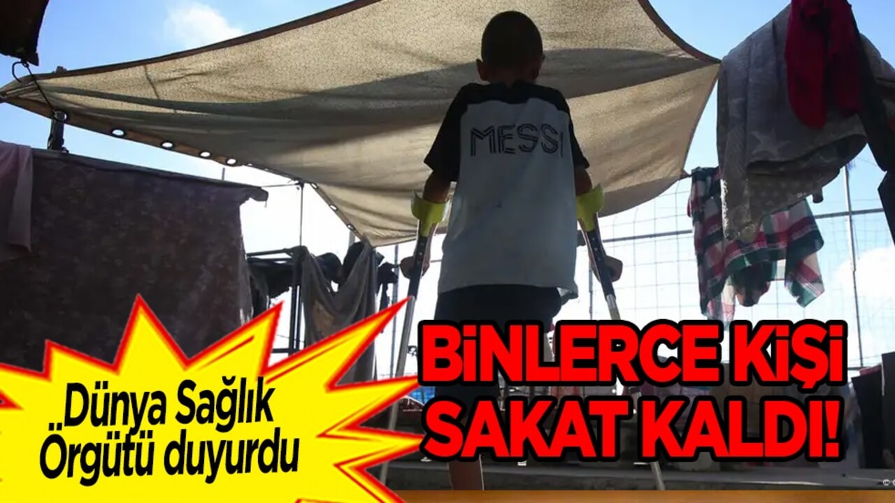 Dünya Sağlık Örgütü: Gazze'de iki yılda İsrail, 7 Ekim'den bu yana 42 bine yakın kişi sakat kaldı! 