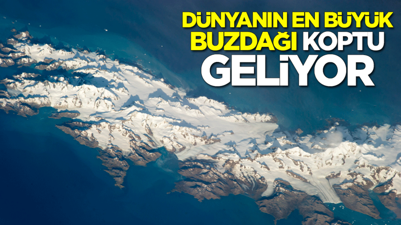 Dünyanın en büyüğü! A23a buzdağı koptu geliyor