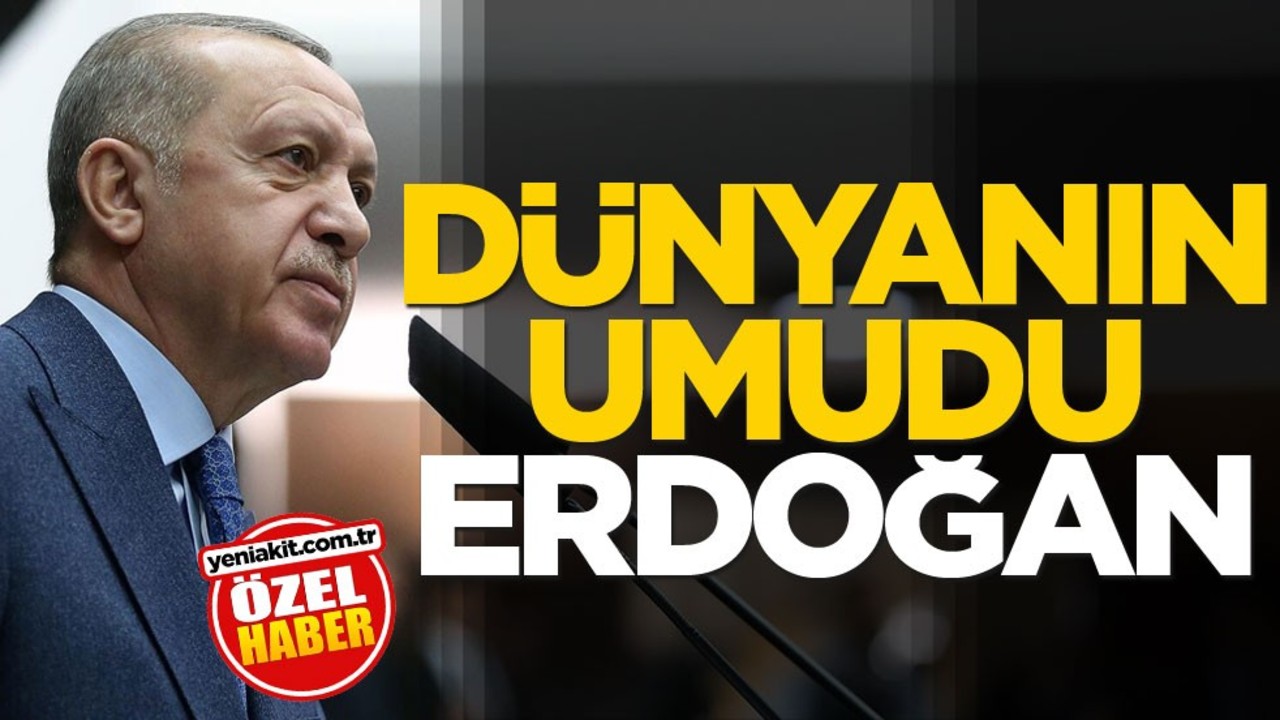 Dünyanın umudu Erdoğan