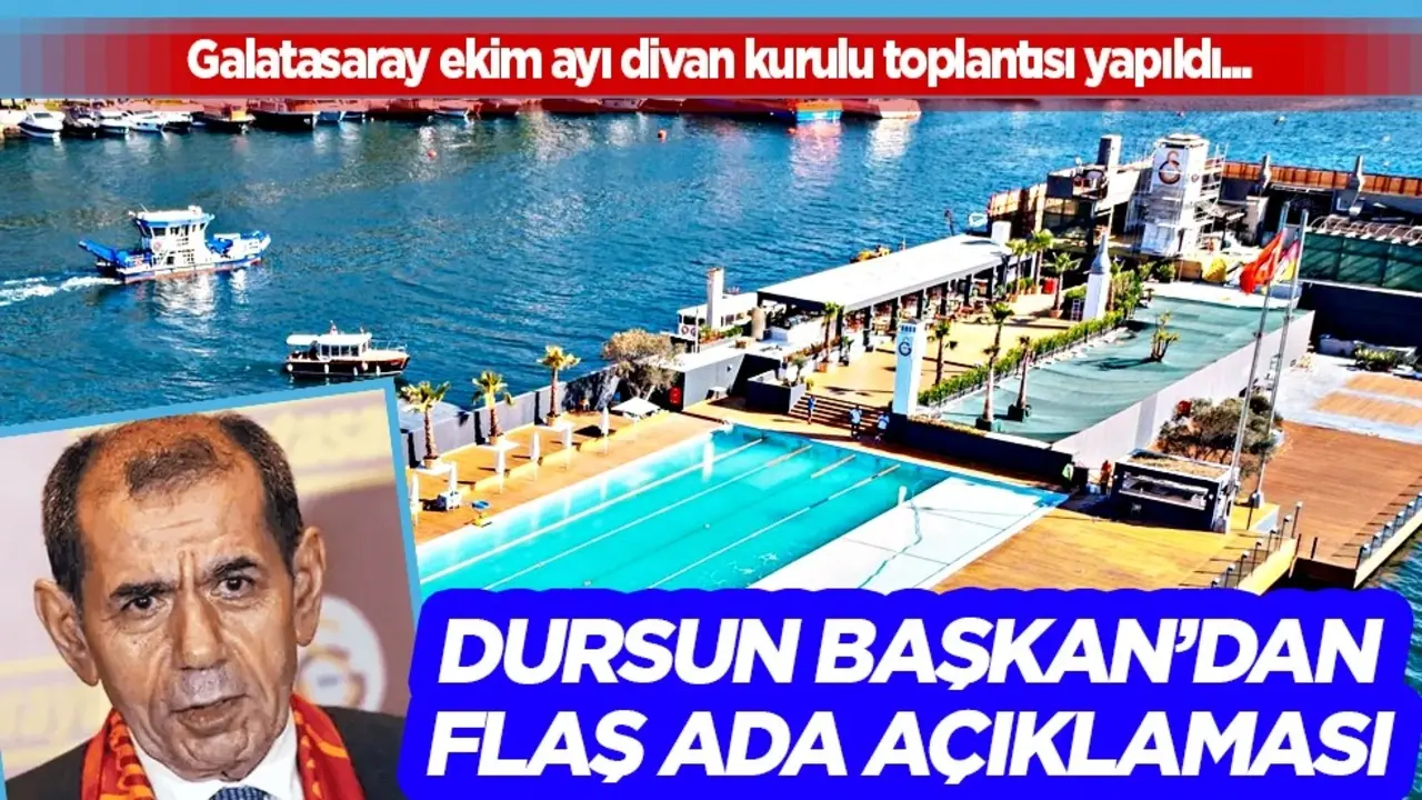 Dursun Özbek: 'Galatasaray Adası satılamaz' 'Kimse satamaz, aklınıza yazın' diyerek açıklama yaptı!
