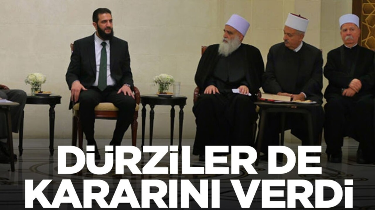 Dürziler Suriye'de kararlarını verdi!