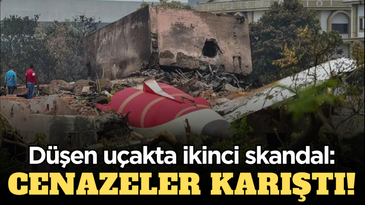 Düşen uçakta ikinci skandal: Cenazeler karıştı!