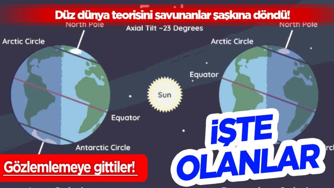 Düz dünya teorisini savunanlar şaşkına döndü: Antarktika'ya gittiler, sonuç hüsran 