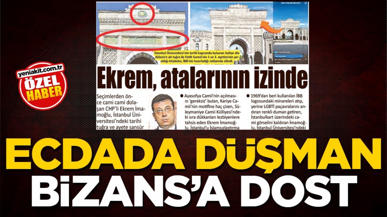 Ecdada düşman Bizans'a dost
