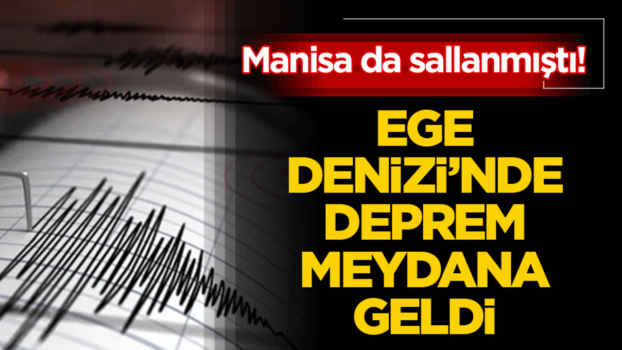 Ege Denizi'nde 5 büyüklüğünde deprem