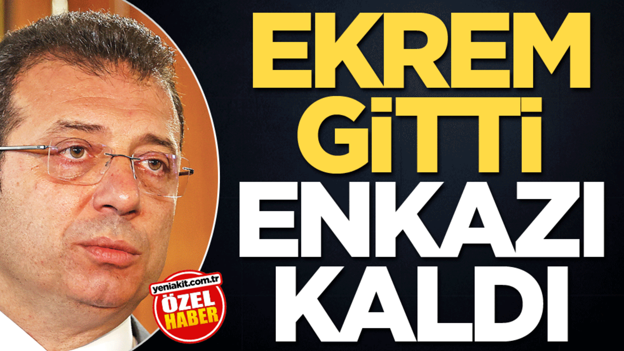 Ekrem gitti enkazı kaldı