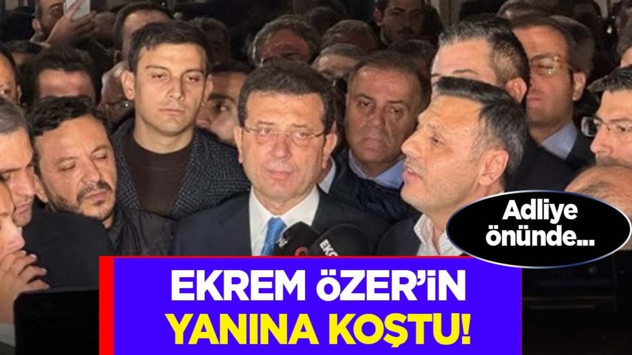 Ekrem İmamoğlu, Ahmet Özer'e destek için adliyeye koştu: CHP'den provokasyon, PKK medyasında ağıt var