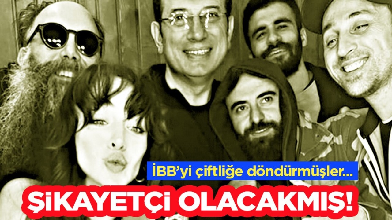 Ekrem İmamoğlu'na destek veren Aybüke Albere'den çekilen kulis fotoğrafını imalı kullananlara şikayet geliyor