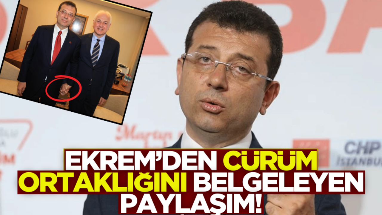 Ekrem İmamoğlu’ndan cürüm ortaklığını belgeleyen paylaşım