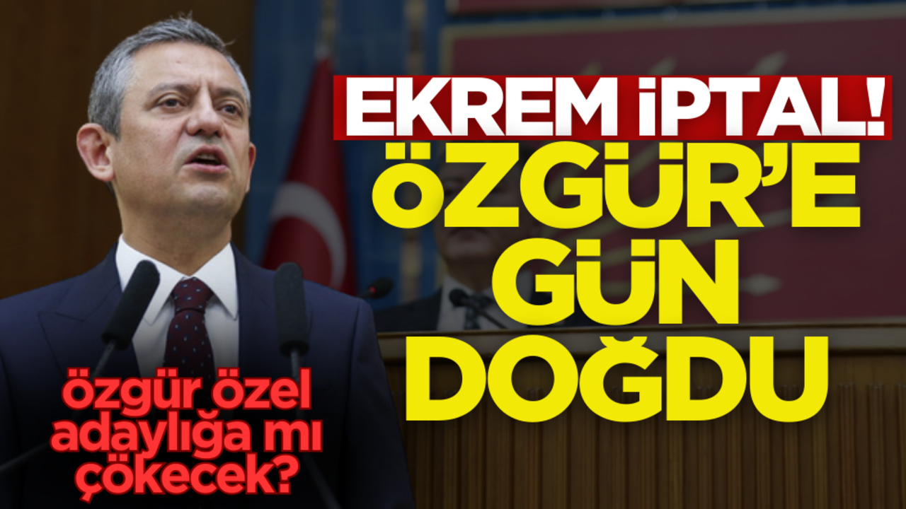 Ekrem İmamoğlu’nun diploması iptal edildi, Özgür Özel’e gün doğdu! Adaylığa mı çökecek?