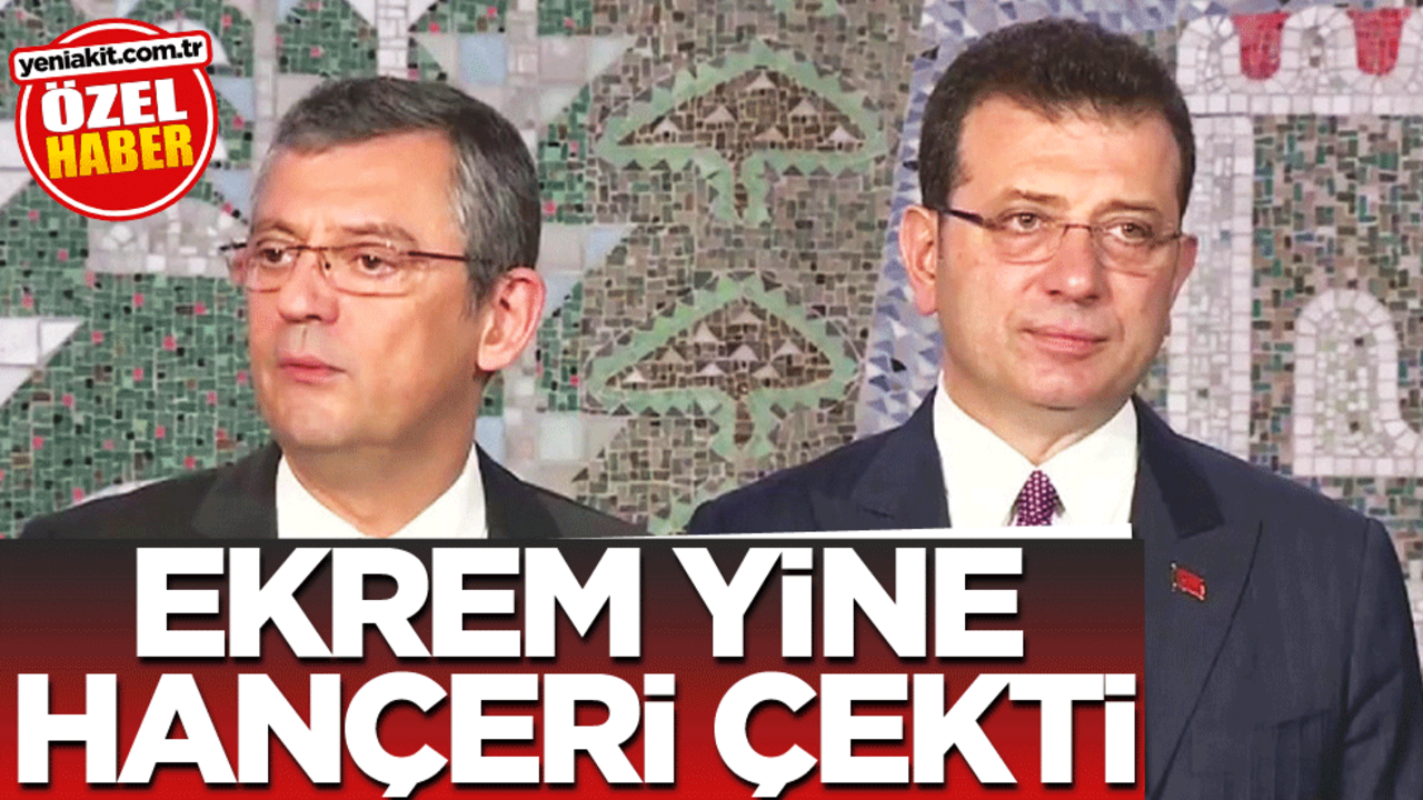Ekrem yine hançeri çekti