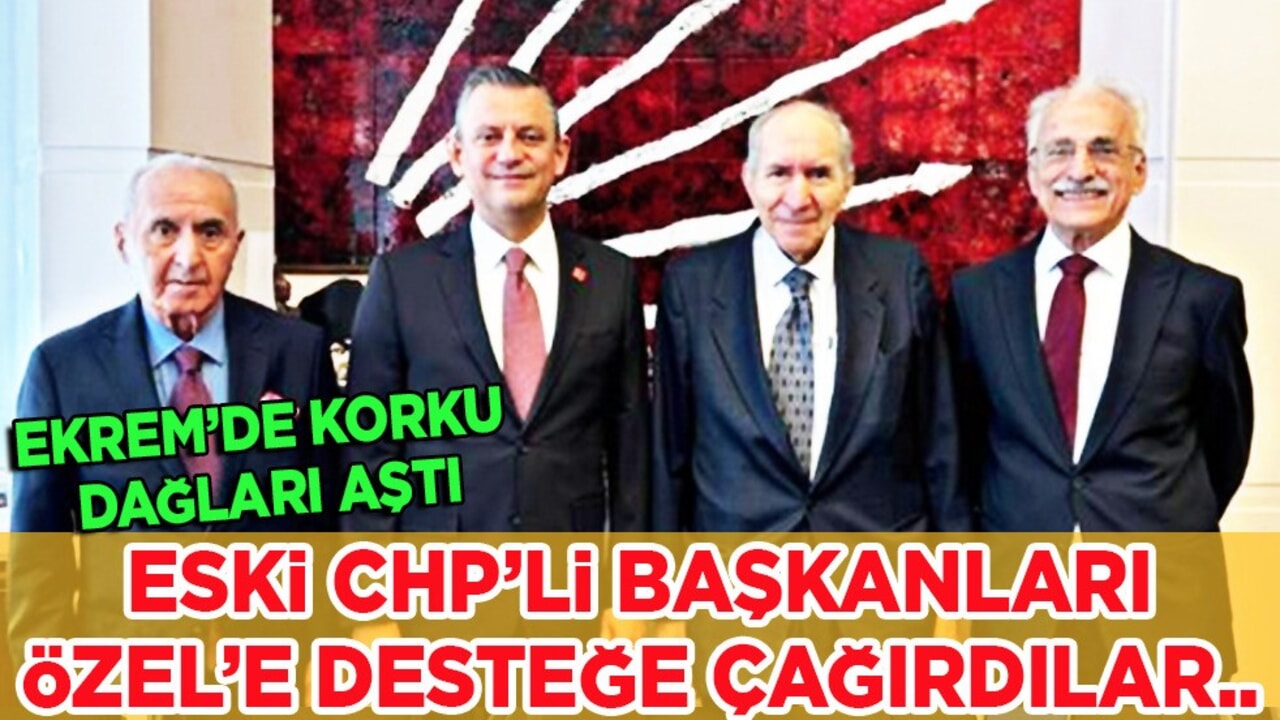 Ekrem’de korku dağları aştı... Eski başkanları Özgür Özel’e desteğe çağırdılar! Komik duruma düştü