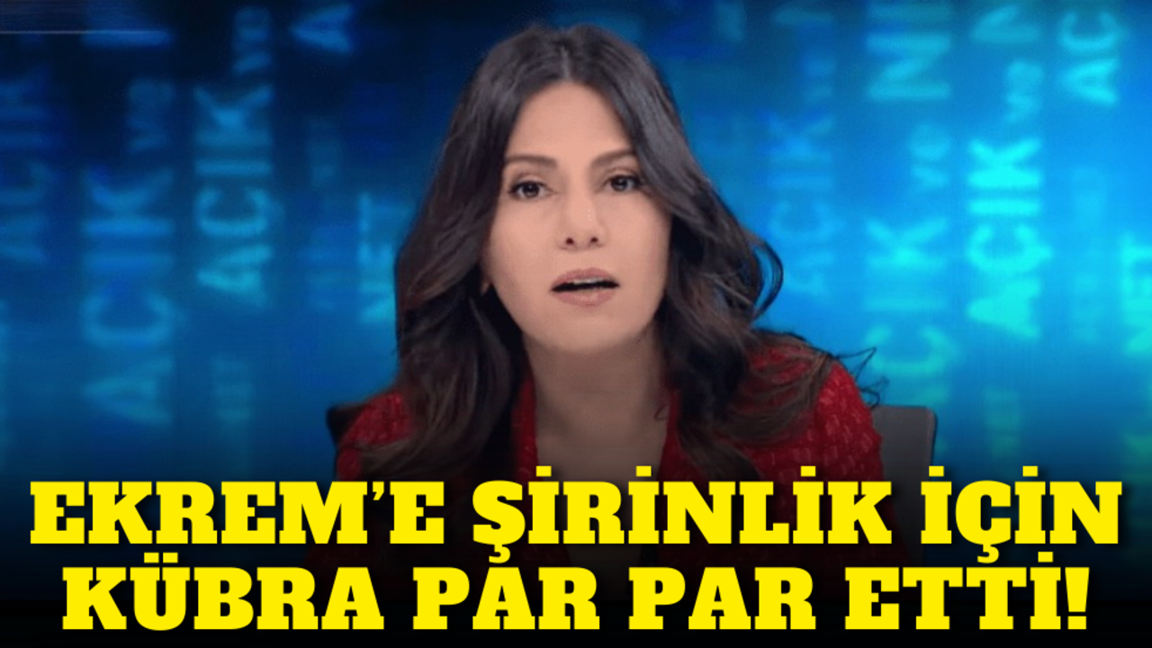 Ekrem’e şirinlik için Kübra par par etti!