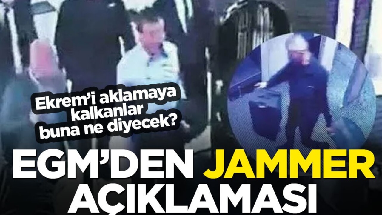 Ekrem'i aklamaya çalışanlar buna ne diyecek?.. EGM'den "jammer" açıklaması geldi!