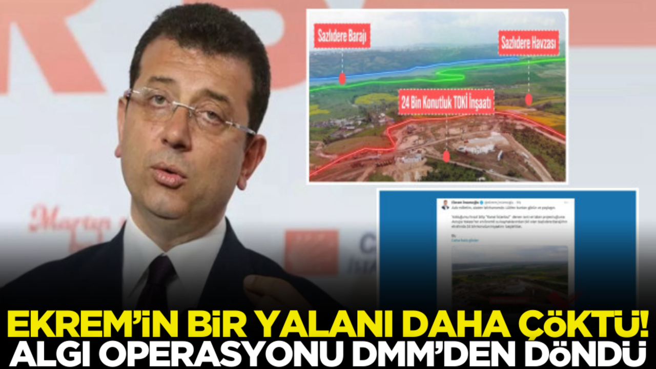Ekrem'in algı operasyonu DMM'den döndü