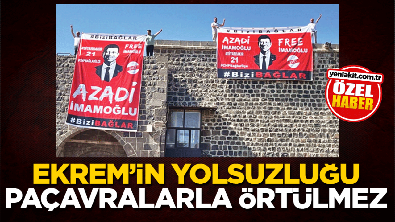 Ekrem’in yolsuzluğu paçavralarla örtülmez