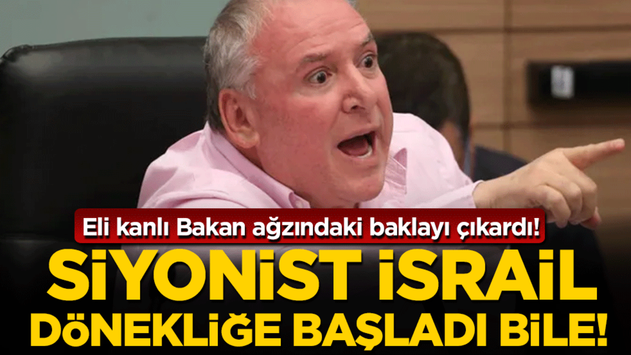 Eli kanlı bakan ağzındaki baklayı çıkardı: Siyonist İsrail dönekliğe başladı bile!