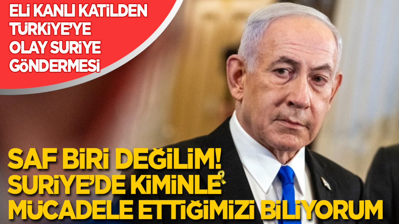 Eli kanlı katil Türkiye'yi hedef gösterdi: Saf biri değilim, Suriye'yi kimin kontrol ettiğini de Suriye'de kiminle mücadele ettiğimizi de biliyorum!