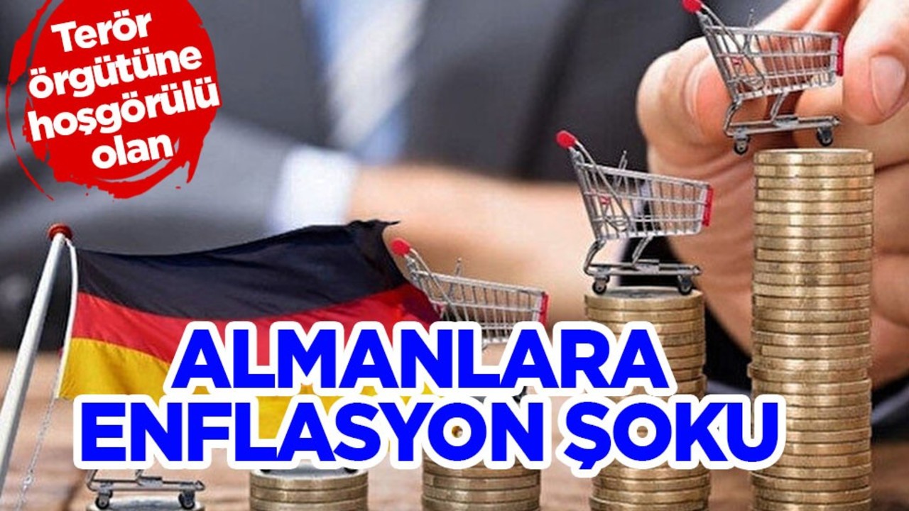 Eli kanlı PKK terör örgütüne hoşgörülü olan Almanlara enflasyon şoku, haberi geldi!