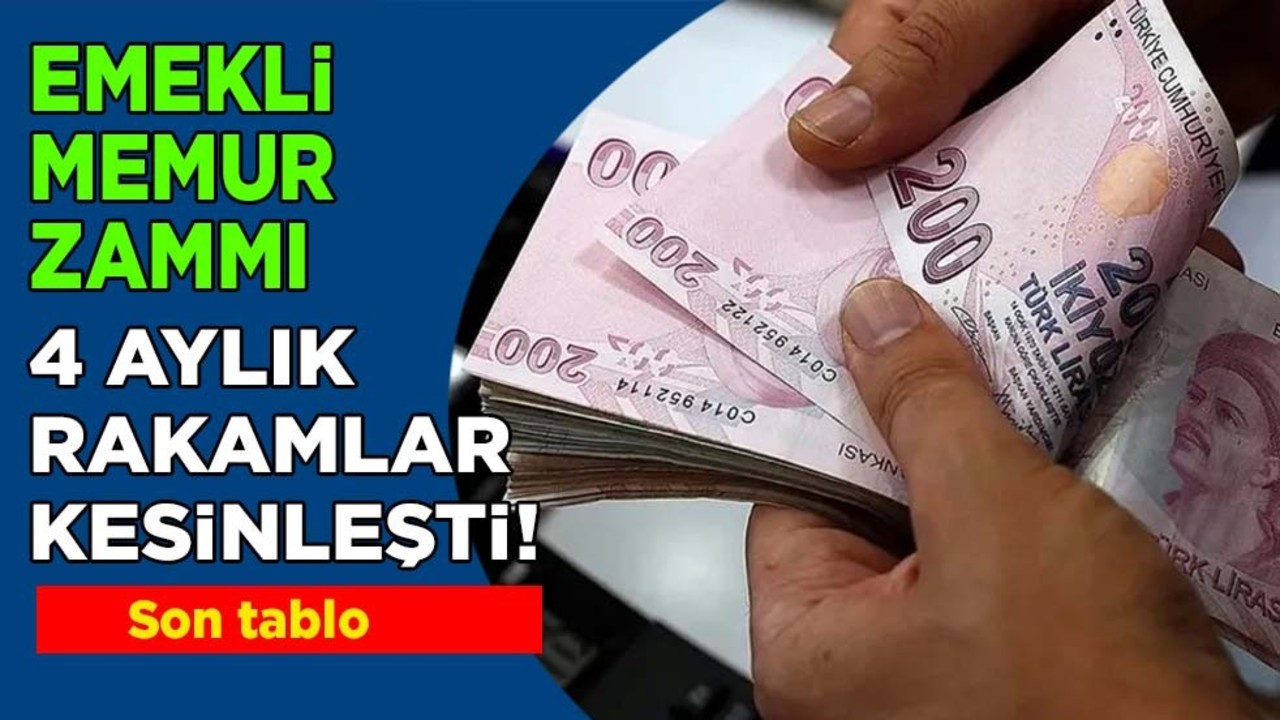 Emekli, memur zammı! Memur zammı için ücret: Bu sefer fark oldu! Tablo tablo maaşlar ortaya çıktı!