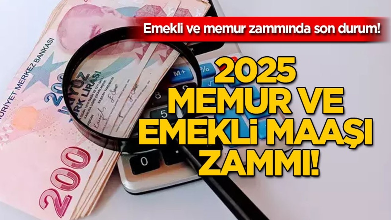 Emekli ve memur zammında son durum: Milyonlarca emekliye maaşı ne zaman açıklanacak? Kaç lira? 