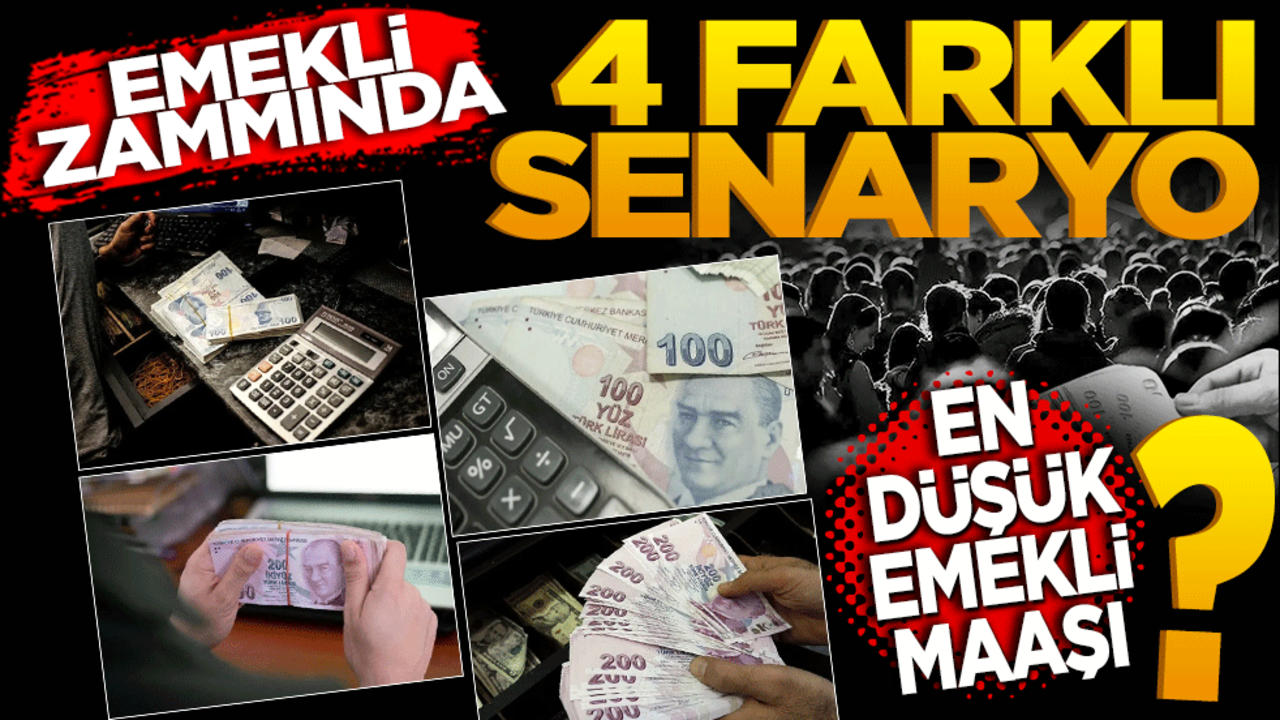 Emekli zammında 4 senaryo: En düşük emekli maaşı?
