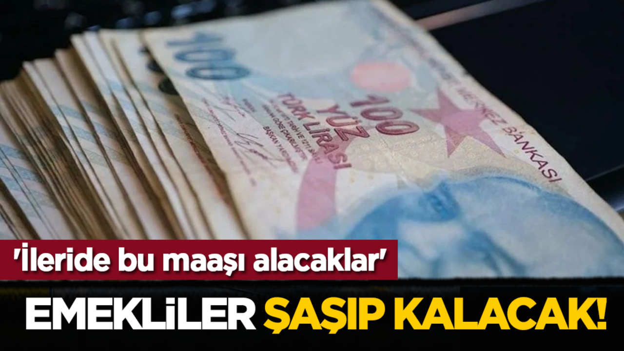 Emekliler şaşıp kalacak! 'İleride bu maaşı alacaklar'