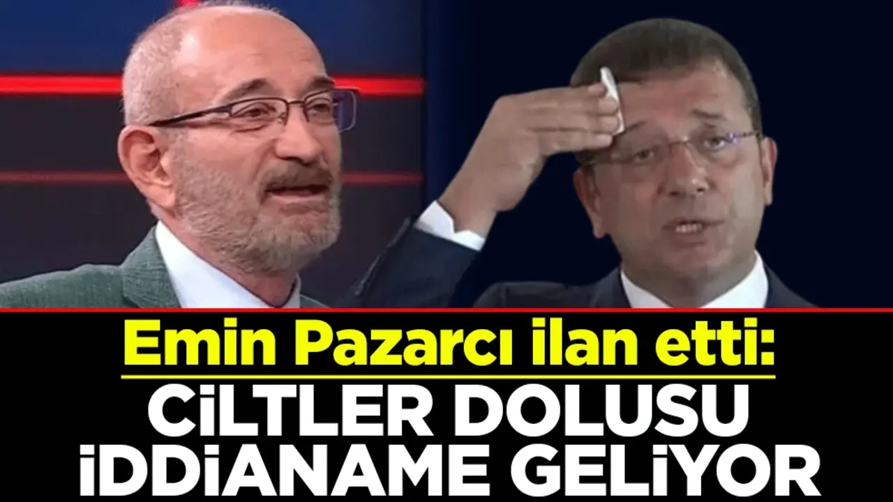 Emin Pazarcı ilan etti: Ciltler dolusu iddianame geliyor