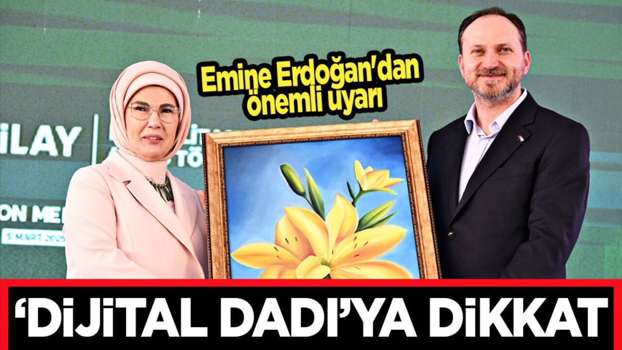 Emine Erdoğan: Çocuklarımızı bu 'dijital dadılar'ın elinden kurtaralım! Dikkat çekti