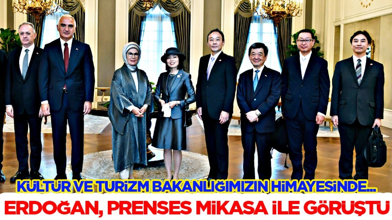Emine Erdoğan, Japonya Altes Prensesi Mikasa ile görüştü...