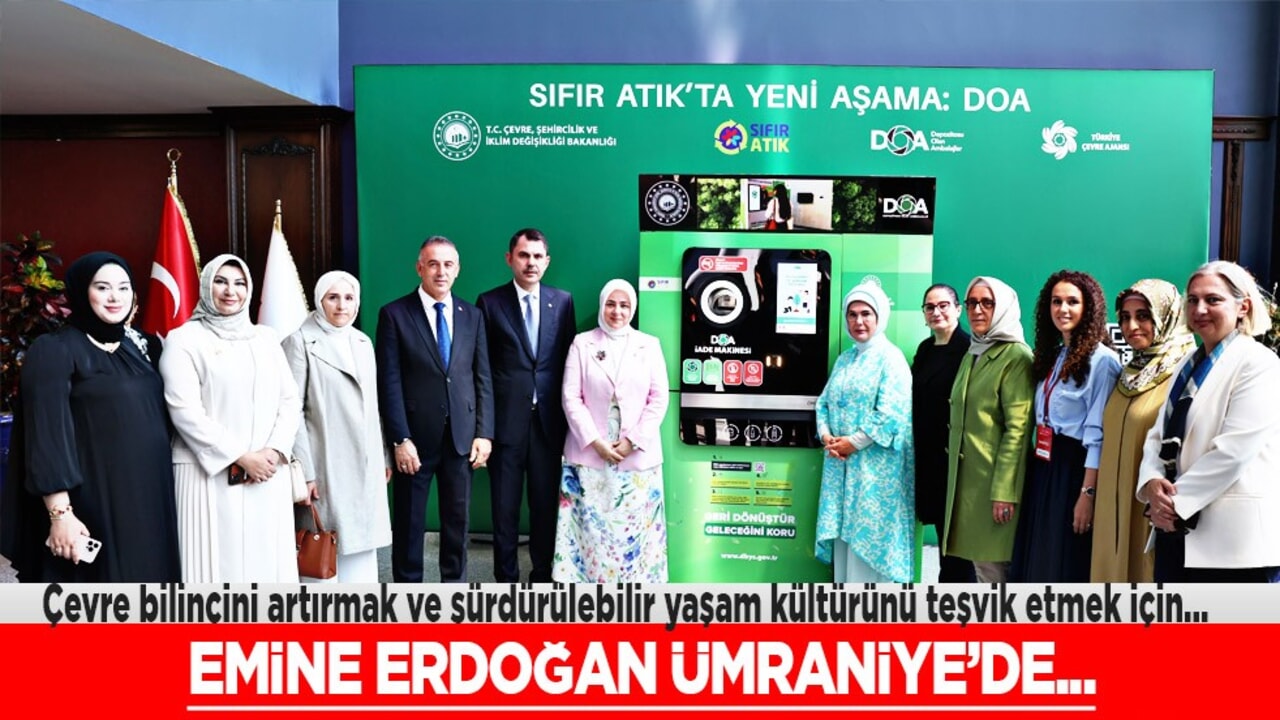 Emine Erdoğan, Ümraniye Çevre Şenliği'ne katıldı