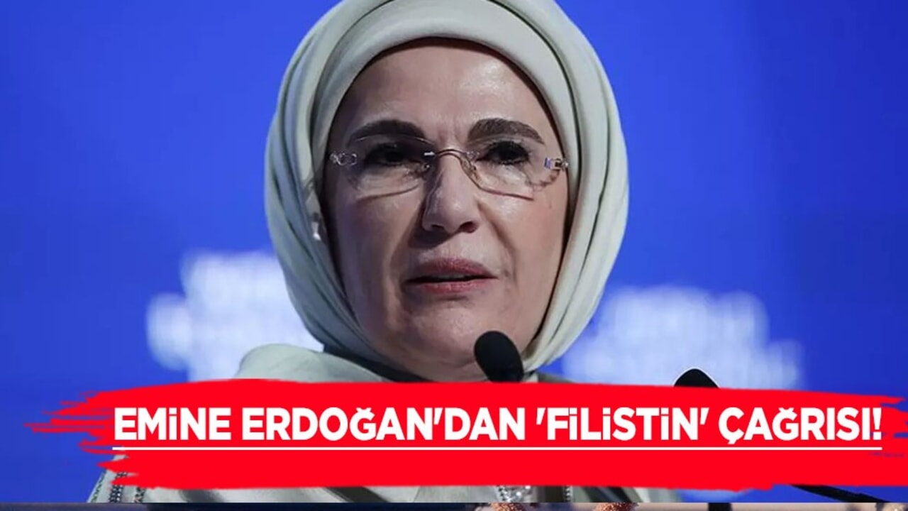 Emine Erdoğan'dan dünyaya 'Filistin' çağrısı: 'Dur' demezsek, yarın adalet diye bir şey kalmayacak!