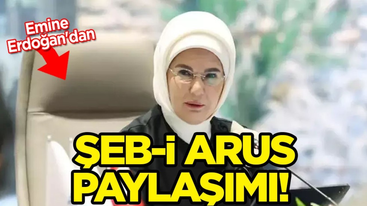 Emine Erdoğan'dan Şeb-i Arus paylaşımı! Hazreti Mevlana’yı rahmetle anıyorum