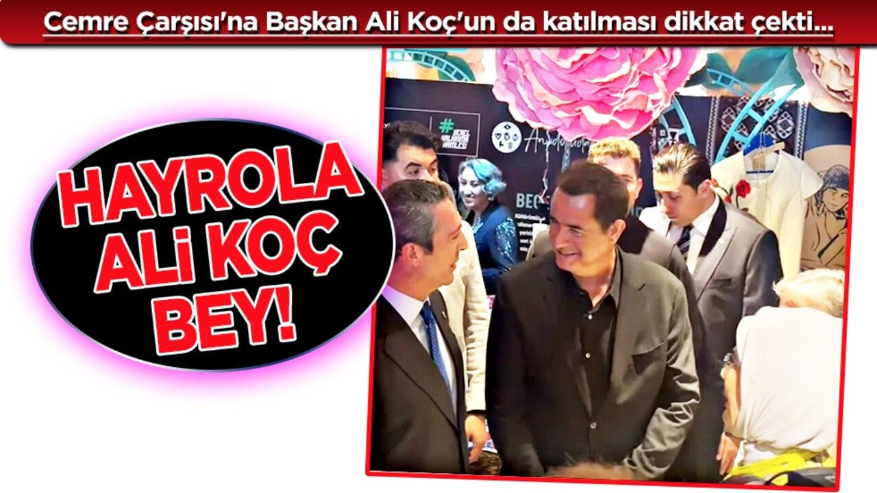 Emine Erdoğan'ın Cemre Çarşısı'nda: Acun Ilıcalı, Ali Koç bey Hayrola... Şaşkına çevirdi