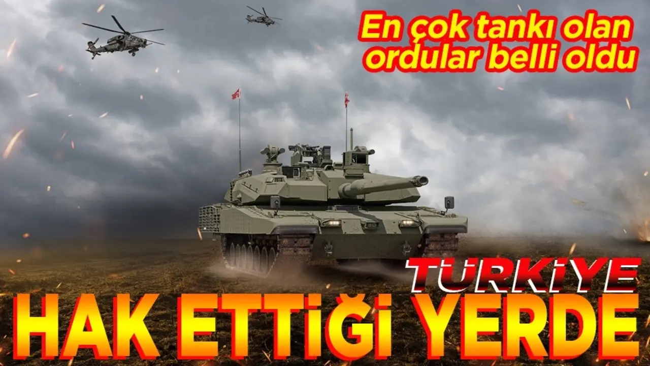 En çok tankı olan ordular belli oldu. 