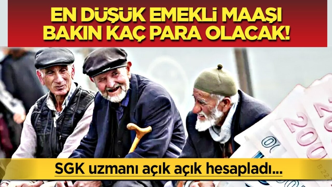 En düşük emekli maaşı kaç para olacak? Yüzde kaç zamlanacak? Uzman isim açıkladı! Emekli zammı hesaplama