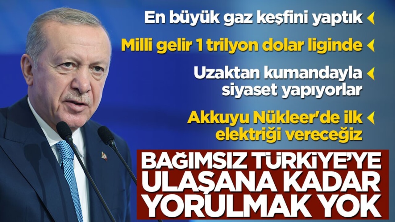 "En stratejik mesele" diyen Erdoğan: En büyük gaz keşfine imza attık