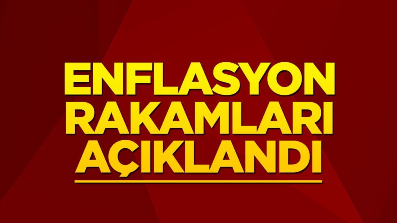 Enflasyon rakamları açıklandı