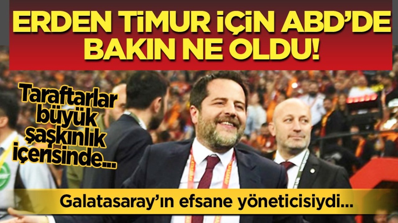 Erden Timur, ABD’de gözaltına alındığı iddialarına hızla yanıt verildi... Paylaşımı yaptı