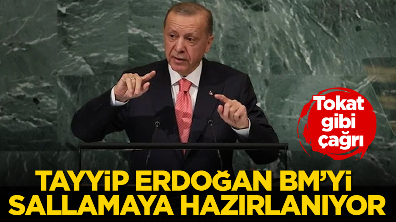 Erdoğan BM’yi sallamaya hazırlanıyor! Tokat gibi çağrı