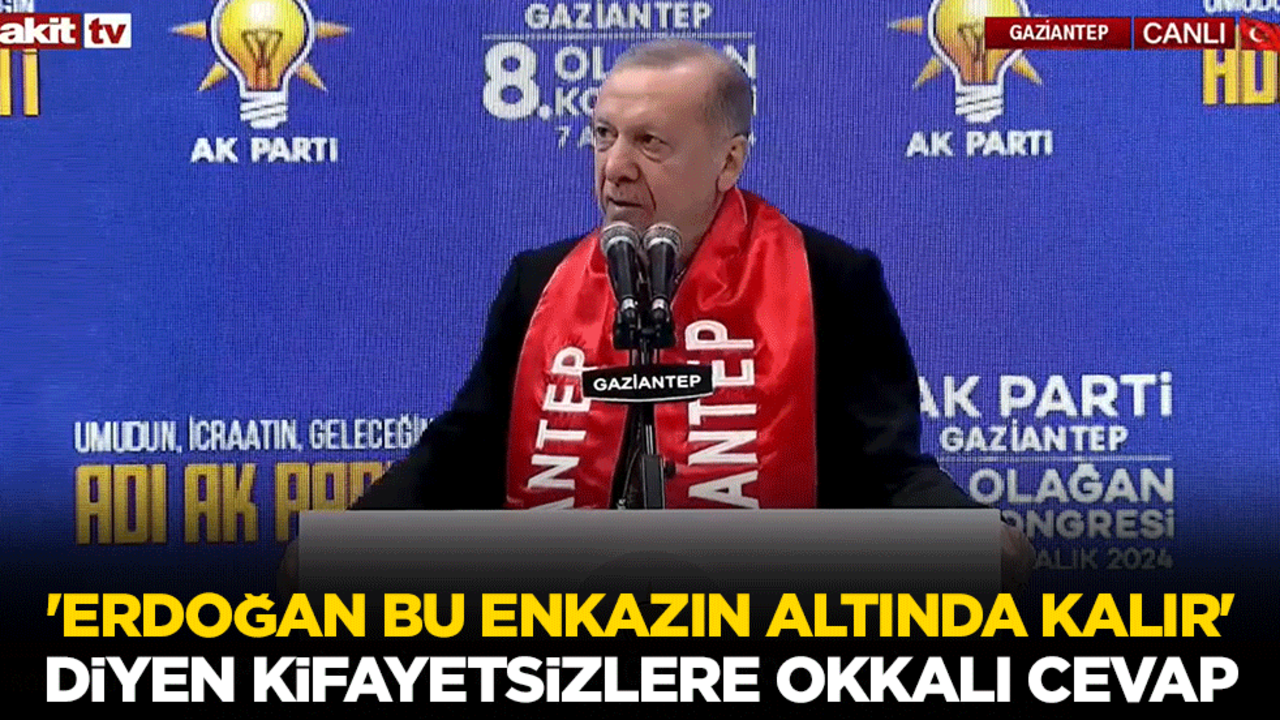 'Erdoğan bu enkazın altında kalır' diyen kifayetsizlere okkalı cevap
